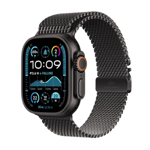 apple watch ultra 2 (gps + cellular, 49mm) titanium case with blue alpine loop – pre owned